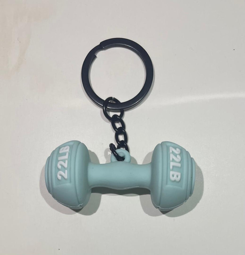 Porte-clé Fitness en Silicone – Haltère, Kettlebell et Disque de Musculation