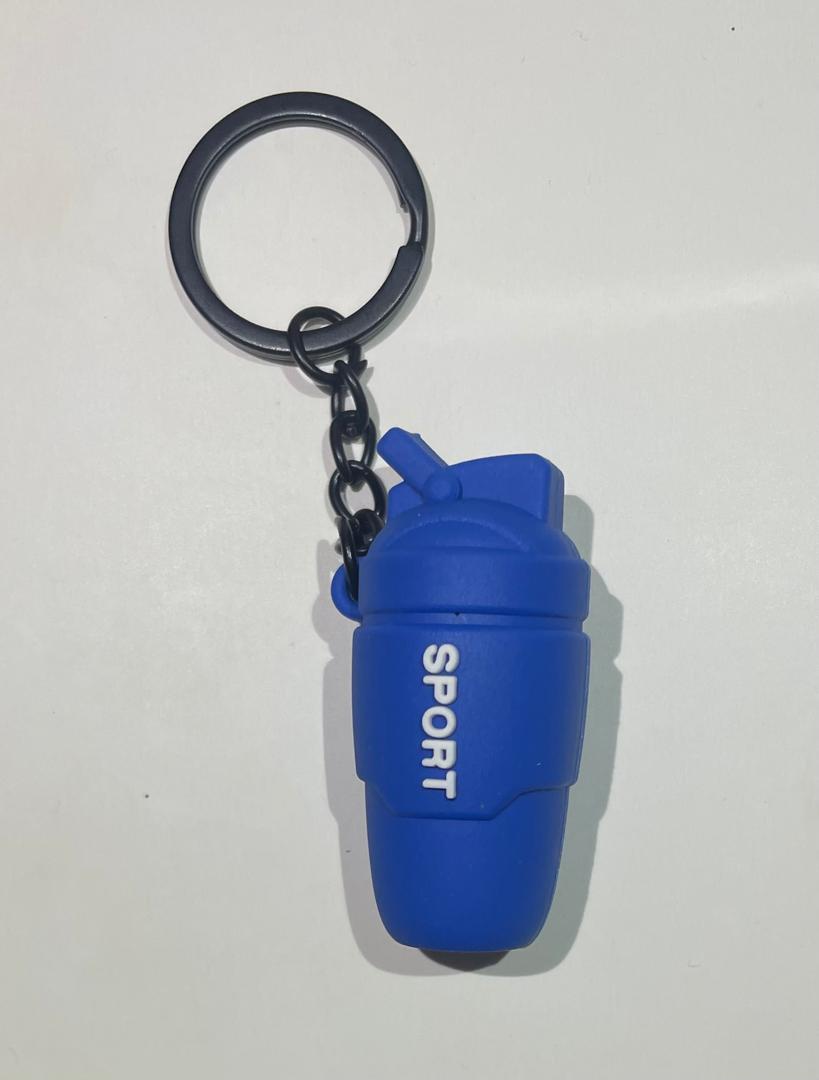 Porte-clé Fitness en Silicone – Haltère, Kettlebell et Disque de Musculation